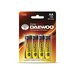 Батарейка AA LR6 1,5V Alkaline 2021 BL-4шт DAEWOO ENERGY