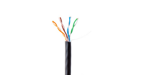Кабель витая пара U/UTP Cat5E 4х2х24AWG (0.52мм) 305м, медь, наруж. (PE) Юпитер