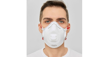 Респиратор (полумаска) SAVEX 313V формов. с клап. FFP3 (до 50 ПДК) инд. уп.