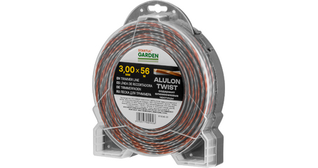 Леска ф 3.0 мм х 56 м витой квадрат сеч. ALULON TWIST STARTUL GARDEN
