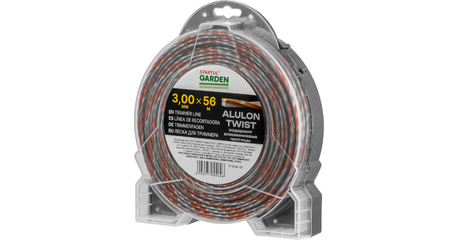 Леска ф 3.0 мм х 56 м витой квадрат сеч. ALULON TWIST STARTUL GARDEN
