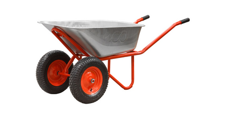 Тачка строительная ECO WB351-2 (130л, 350кг, 2 пневмоколеса 4.00-8)