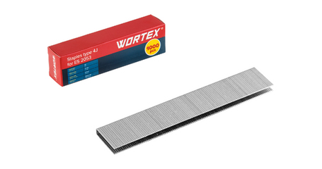 Скобы тип 20GA 22 мм WORTEX (1000 шт.) для ES 2053
