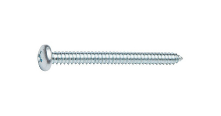Шуруп 4.2х19 мм полусф. головка, белый цинк, острый, DIN 7981 (100 шт в зип-локе) STARFIX