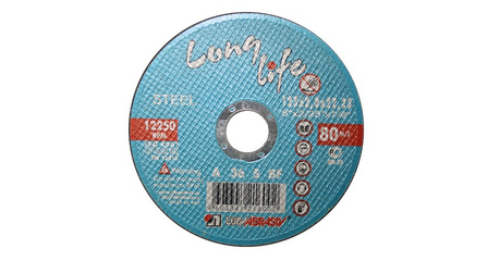 Круг отрезной 115х1.0x22.2 мм для металла Long Life LUGAABRASIV