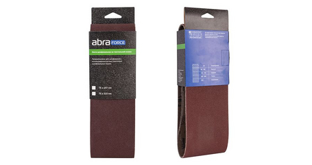 Шлифлента 75х533 P180 ткань 3 шт. ABRAforce