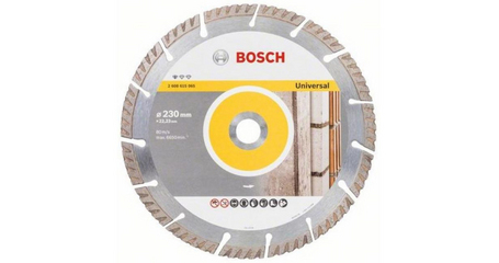 Алмазный круг 230х22.2 мм универс. сегмент. Turbo STANDARD FOR UNIVERSAL BOSCH