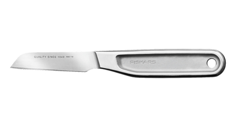 Нож для чистки 7см цельнометаллический All Steel Fiskars