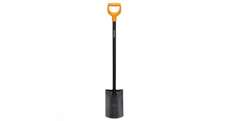 Лопата штыковая с закругл.лезвием FISKARS Solid