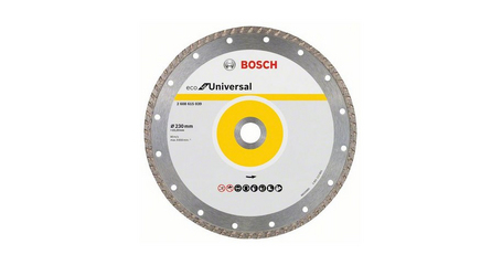 Алмазный круг 230х22 мм универс. Turbo ECO UNIVERSAL BOSCH