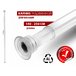 Карниз раздвижной алюминиевый, 2,5 м, белый, PERFECTO LINEA