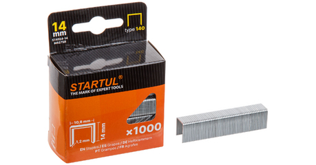 Скобы  14мм тип 140 (1000шт) STARTUL MASTER (ST4554-14)