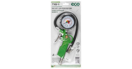 Пистолет для подкачки шин ECO TIG-1 с манометром