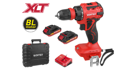 Аккум. дрель-шуруповерт WORTEX BD 2025 LiSET в чем. ALL1 XLT БЕСЩЕТ, 18 В, 55 Н*м, 2х2 А*ч, БЗП 10 м