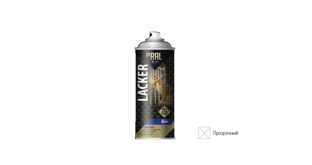 Лак декоративный акриловый прозрачный INRAL LACKER ACRYL 400мл