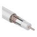 Кабель RG-6U+Cu (75 Ом), Cu/Al/Cu (1,0/Al/48х0,12 мм) 64%, (бухта 100 м), белый REXANT