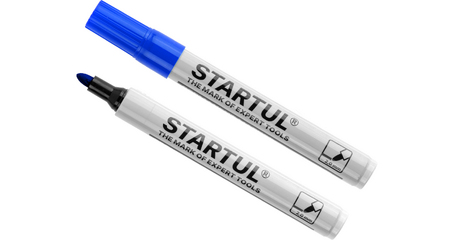 Маркер промышл. перманентный фетровый синий STARTUL PROFI (ST4340-02)