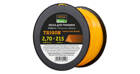Леска ф 2.7 мм х 215 м треуг. сеч. STARTUL GARDEN