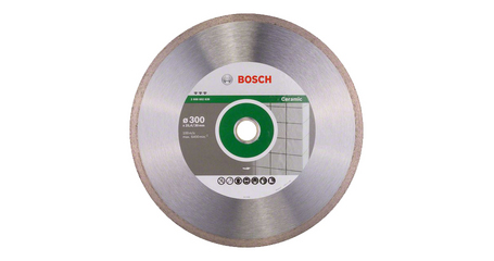 Алмазный круг 300х25.4/30 мм по керамике сплошн. BEST FOR CERAMIC BOSCH