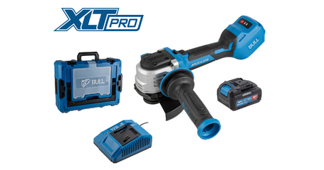 Аккум. углошлифмашина BULL CSG 1812-1 SR Xcase XLTpro 1x4 Ач БЕСЩЕТ, 125 мм, рег. об., 10 000 об/мин