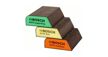Набор губок абразивных BOSCH (3 шт.)