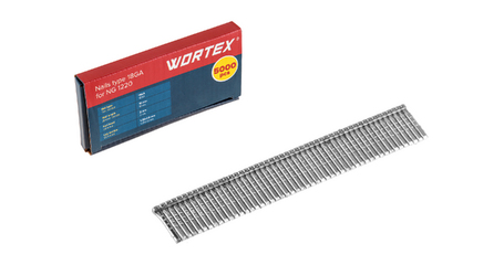 Гвозди тип 18GA 10 мм WORTEX (5000 шт.) для NG 1220