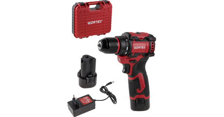 Аккум. дрель-шуруповерт WORTEX BD 1213-1 Dli в чем. 12 В, 40 Н*м, 2х2 А*ч, БЗП 10 мм