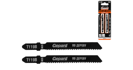 Пилка лобз. по дереву T119B (2 шт.) GEPARD