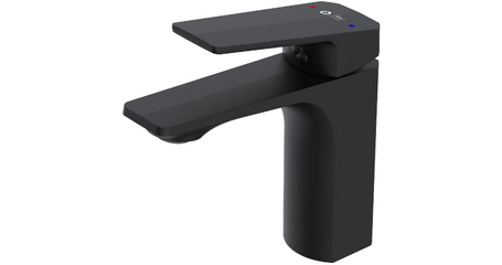 Смеситель для умывальника (Lt) D35, серия WIN (black) AV Engineering