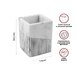 Стакан для зубных щеток ELEMENT MARBLE, белый, PERFECTO LINEA