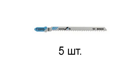Пилка лобз. по алюминию T227D (5 шт.) BOSCH