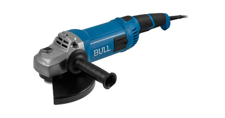 Двуручная углошлифмашина BULL WS 2303 в кор. 2200 Вт, 230 мм, 6600 об/мин, пылезащ., 4м кабель
