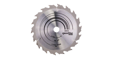 Диск пильный 150х16 мм 18 зуб. по дереву SPEEDLINE WOOD BOSCH