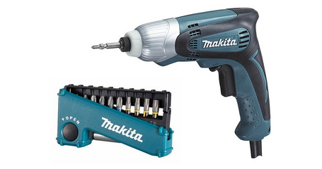Шуруповерт MAKITA TD 0100 в кор. + Акция (набор насадок)