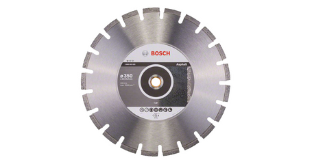 Алмазный круг 350х20/25.4 мм по асфальту сегмент. STANDARD FOR ASPHALT BOSCH