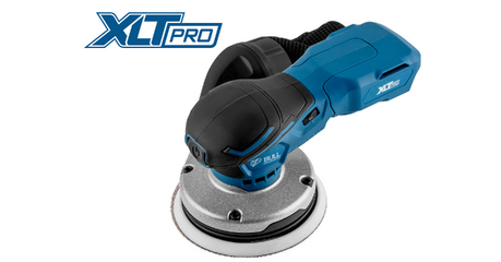 Аккум. эксцентриковая шлифмашина BULL CRS 1218 E в кор. XLTpro SOLO БЕСЩЁТ., 18 В, 125 мм