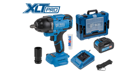 Аккум. ударный гайковерт BULL SC 1807 Xcase, XLTpro, БЕСЩЕТ., 18 В, 750 Н*м, 1/2