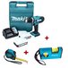 Аккум. дрель-шуруповерт MAKITA  HP 488 DWAE в чем. + АКЦИЯ рулетка и пузырьковй уровень в подарок