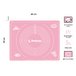 Коврик для теста с мерными делениями, силиконовый, 50х40 см, серия PINK, PERFECTO LINEA