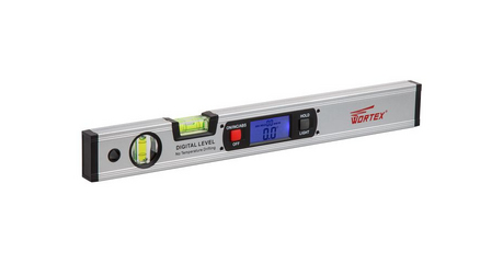 Уровень электронный WORTEX DL 4000 4х90, погр.: 0,1 мм, 400 мм