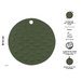 Коврик под горячее силиконовый, круглый, 17.5 х 0.2 см, NATURAL GREEN, PERFECTO LINEA