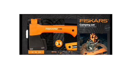 Туристический набор (топор+пила+нож) FISKARS