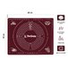 Коврик для теста с мерными делениями, силиконовый, 50х40 см, BURGUNDY, PERFECTO LINEA