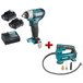 Аккум. ударный гайковерт MAKITA CXT TW 141 DWAE в чем. + АКЦИЯ Аккум. компрессор MP 100 DZ