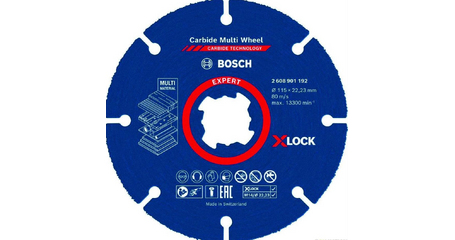 Круг отрезной 115х1,0x22.23 мм по дереву  X-LOCK CARBIDE BOSCH