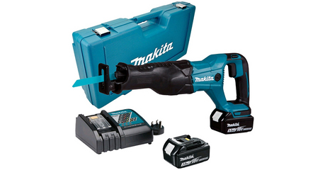 Аккум. сабельная пила MAKITA LXT DJR 186 RFE в чем.