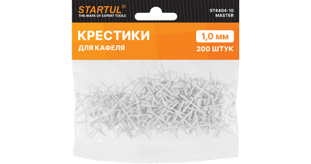Крестики д/кафеля 1,0мм 200шт STARTUL MASTER (ST4404-10)