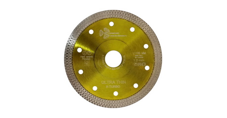 Алмазный круг 125х22 мм по керамике сплошн.ультратонкий Ultra Thin X-Turbo TRIO-DIAMOND
