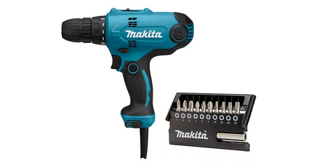 Дрель-шуруповерт MAKITA DF 0300 в кор. + набор бит (11 шт.)