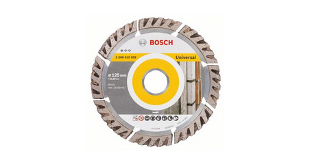 Алмазный круг 125х22 мм универс. сегмент. (10 шт.) Turbo STANDARD FOR UNIVERSAL BOSCH За